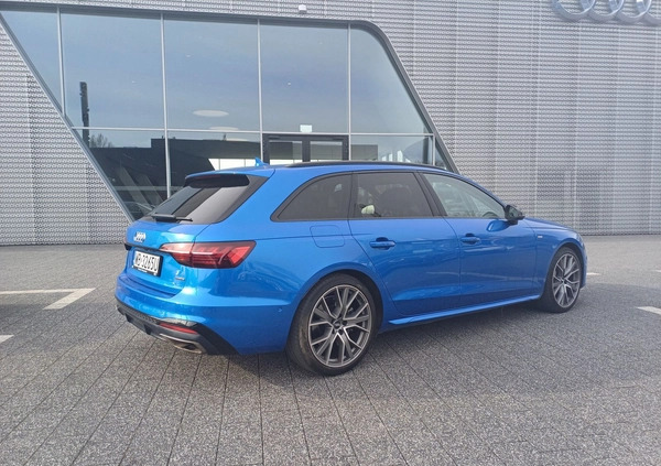 Audi A4 cena 154900 przebieg: 75257, rok produkcji 2019 z Prochowice małe 352